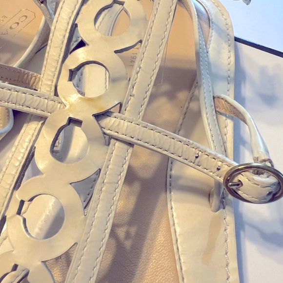 Coach Geralynn Soft Patent Gladiator Sandals 10 - Picture 6 of 8